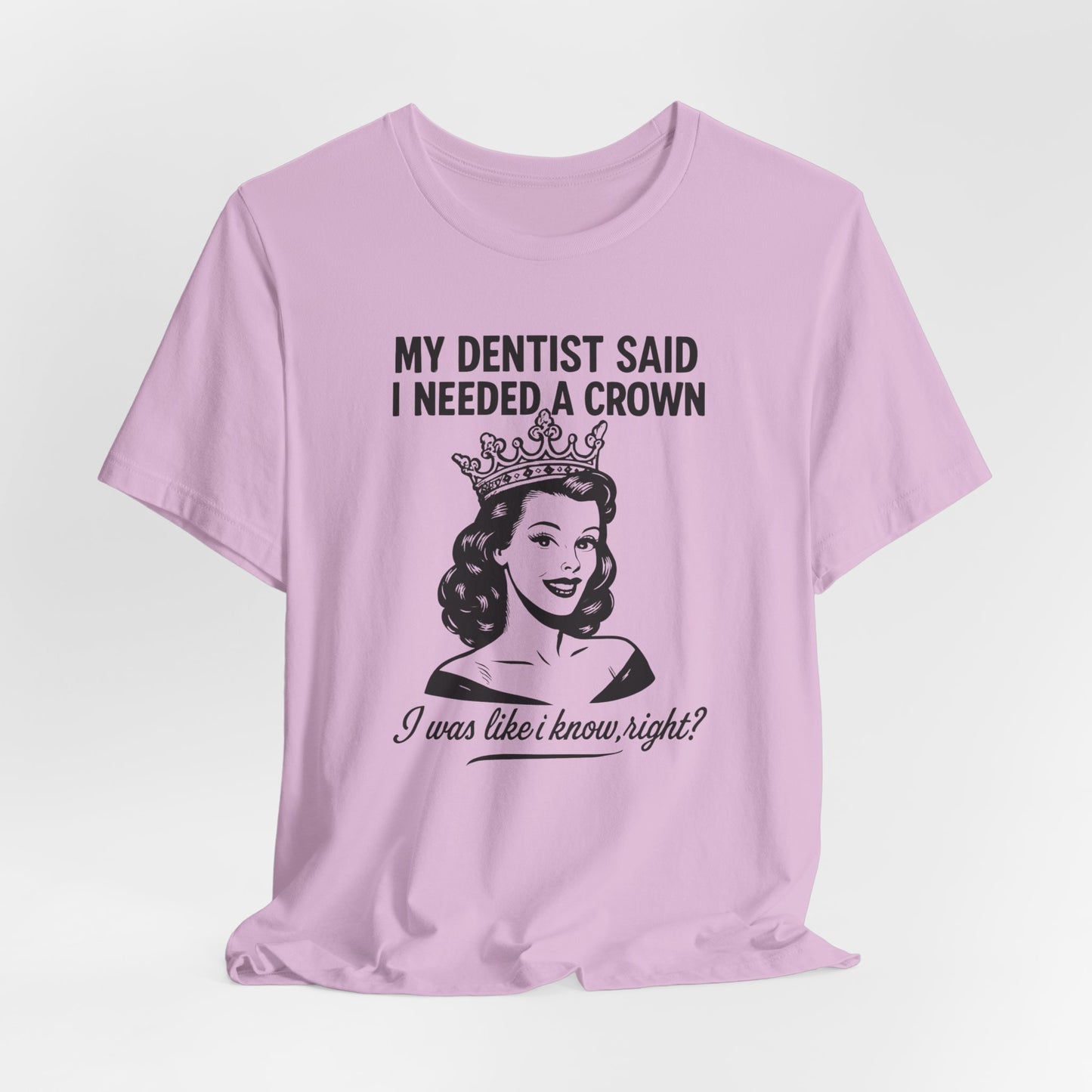 Snappy Tooth Crown Humor Tee