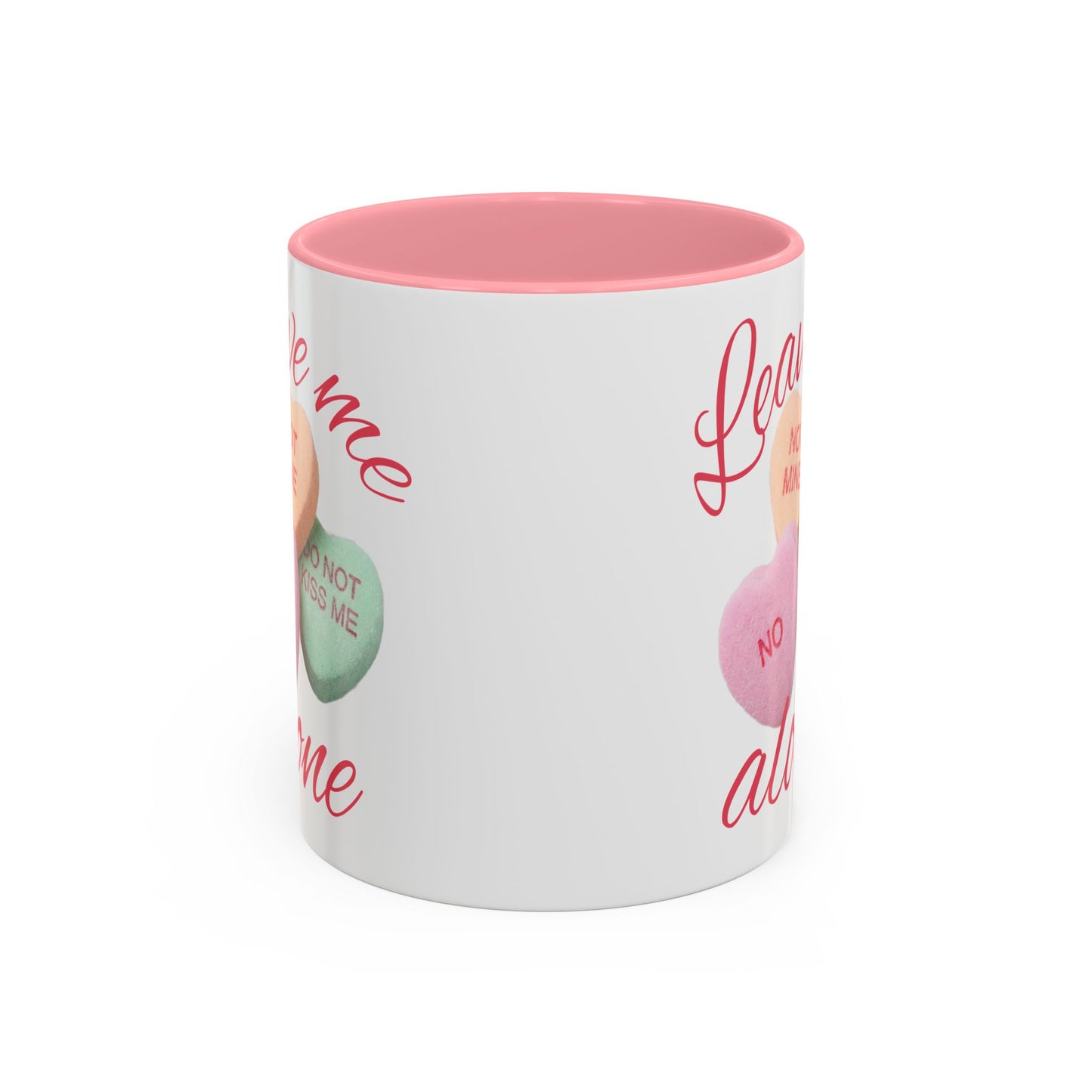 Valentine Conversation Hearts Accent Mug