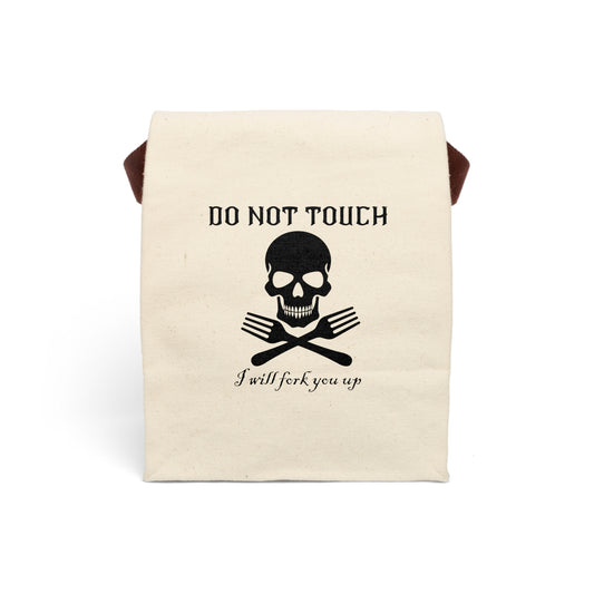 Hands Off This Lunchbox! Canvas Lunch Bag