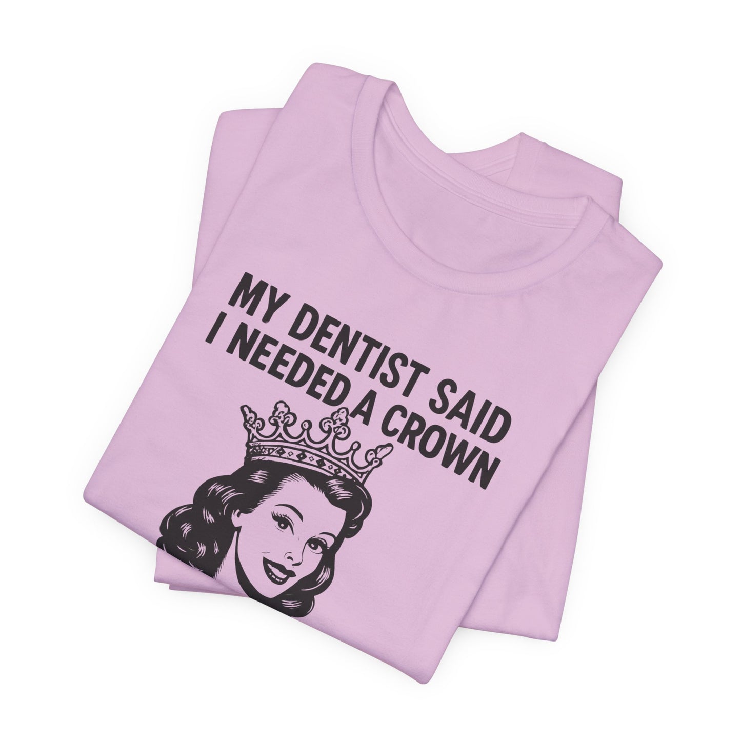 Snappy Tooth Crown Humor Tee