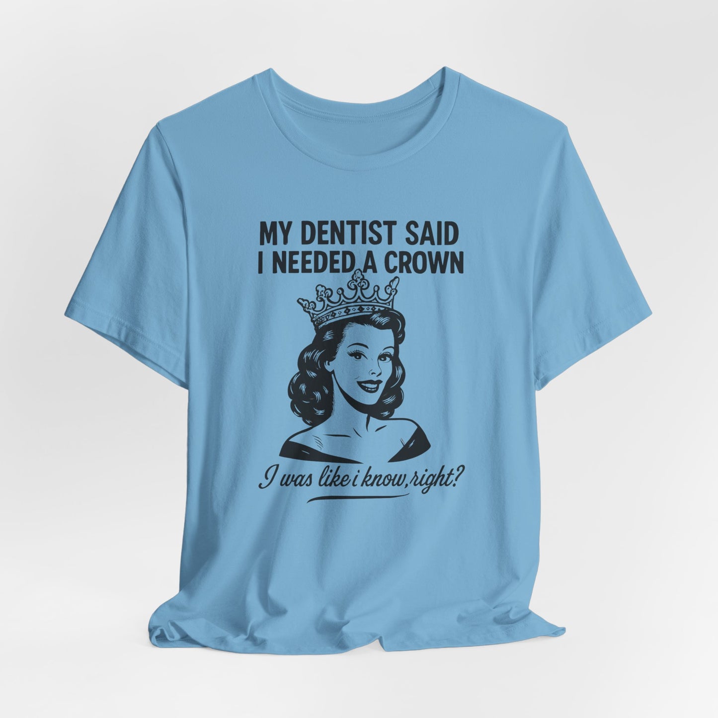 Snappy Tooth Crown Humor Tee