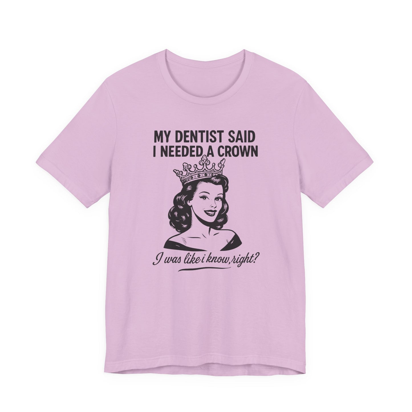 Snappy Tooth Crown Humor Tee