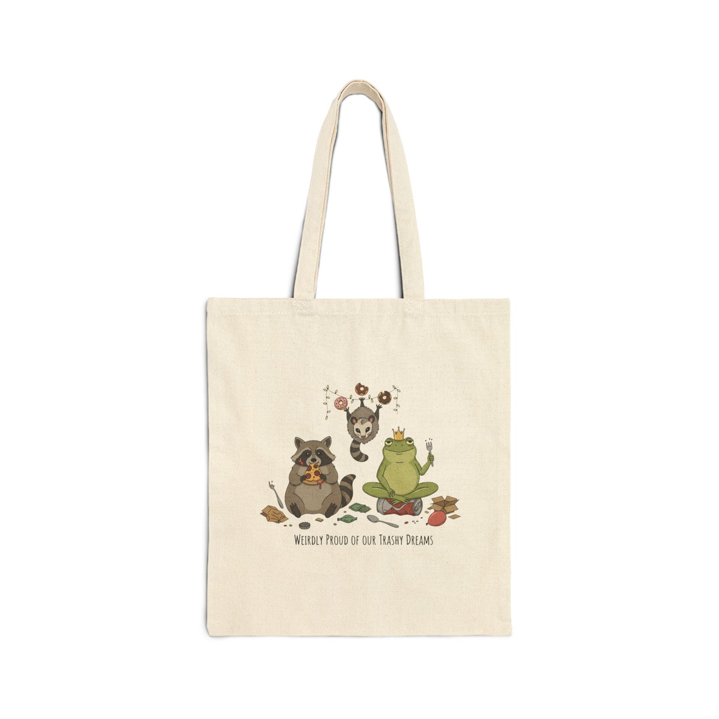 Weirdos Unite! Cotton Canvas Tote Bag