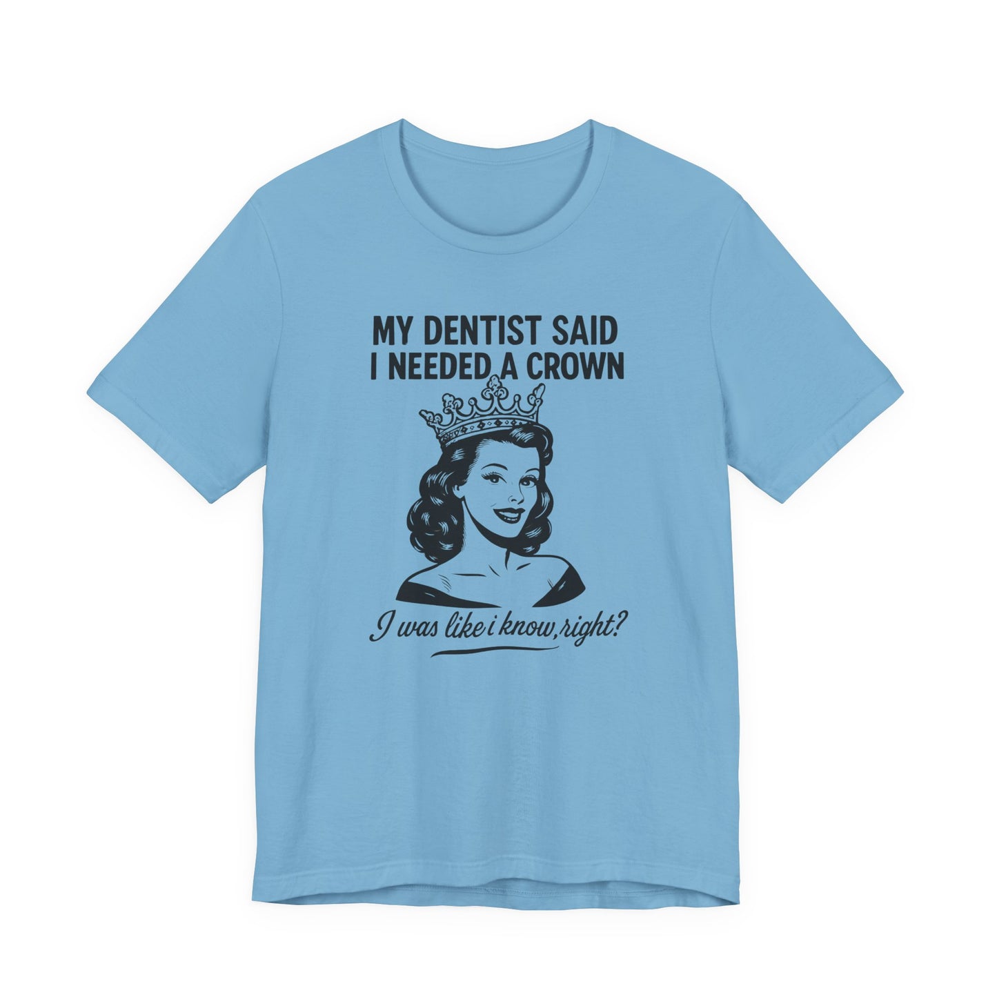 Snappy Tooth Crown Humor Tee