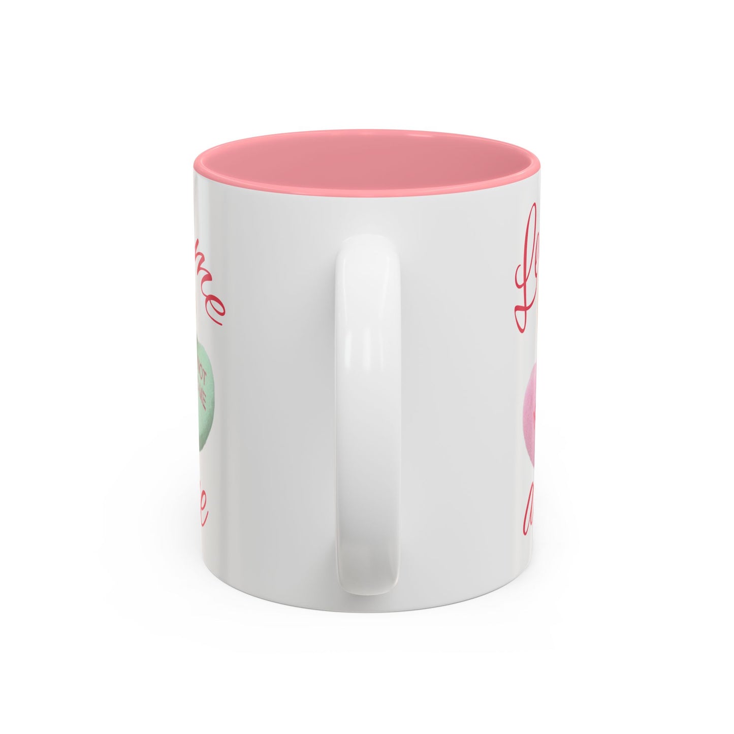Valentine Conversation Hearts Accent Mug