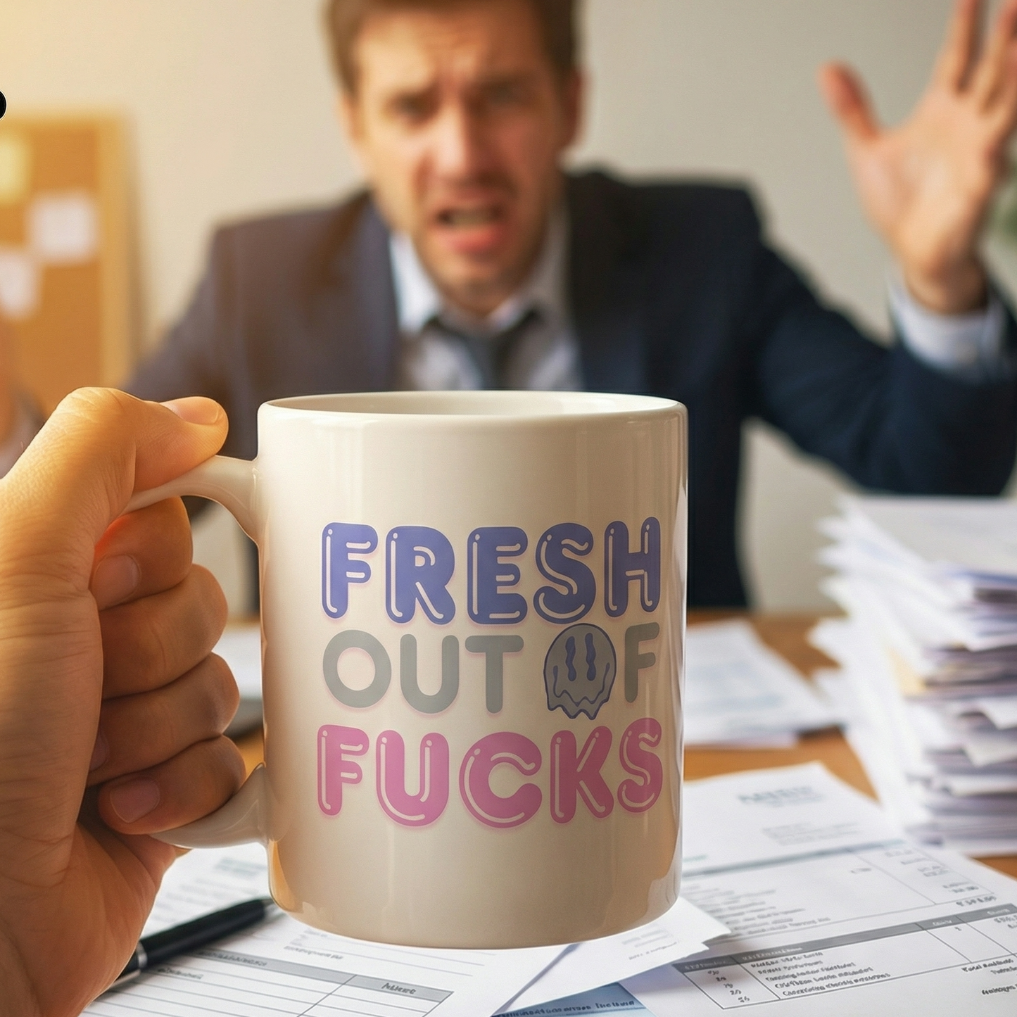 Fresh Out of Fucks  Mug — 11oz & 15oz