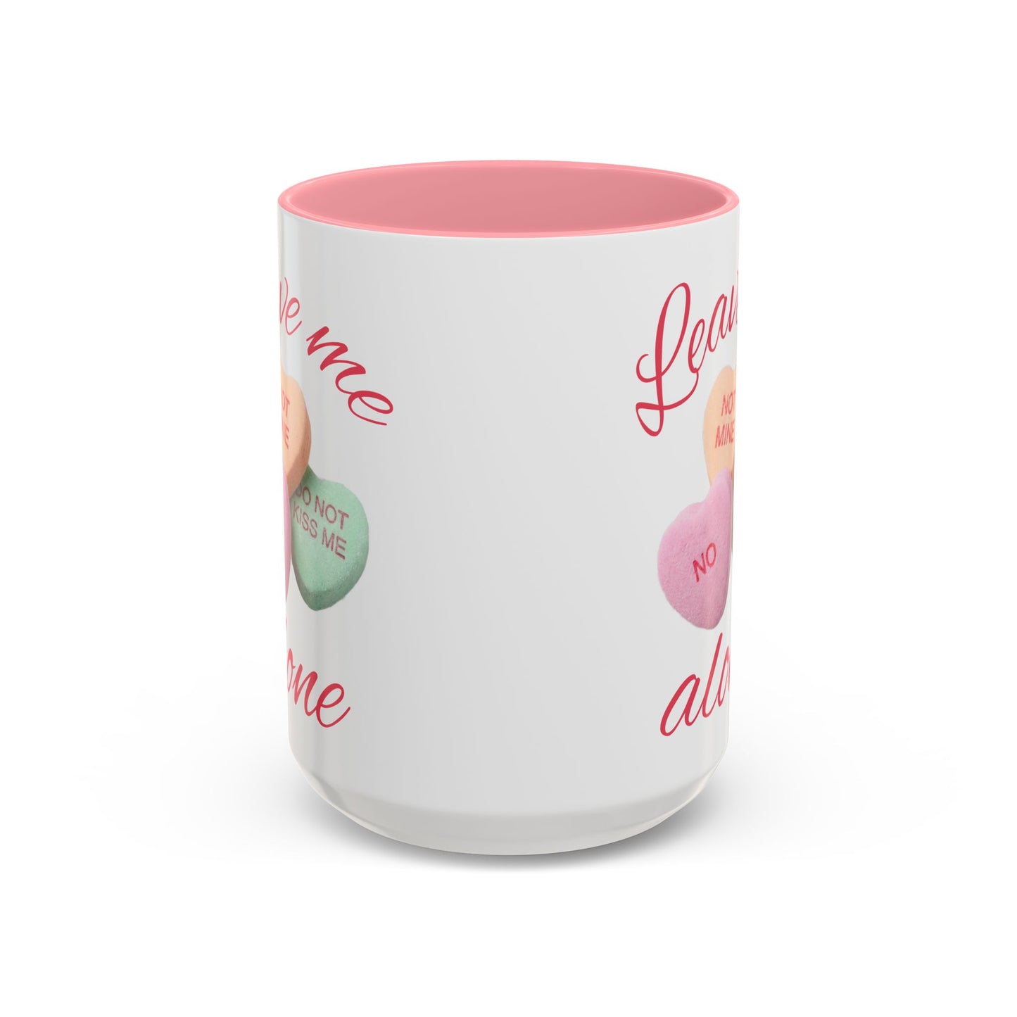 Valentine Conversation Hearts Accent Mug
